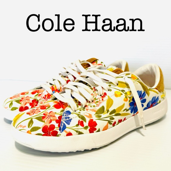 Cole Haan Shoes - Cole Haan Grandpro Floral Sneakers Size 6